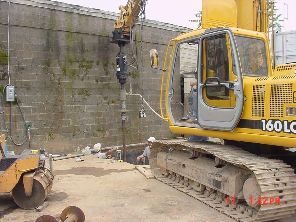 Heli max grouted pile